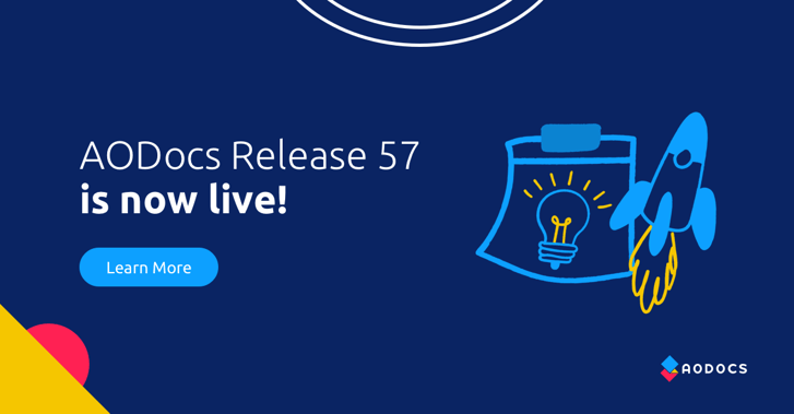 AODocs Announces Launch of Release 57