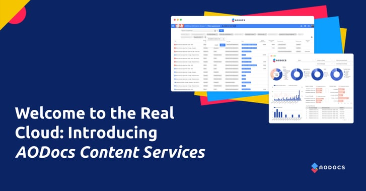 Welcome to the Real Cloud: introducing AODocs Content Services
